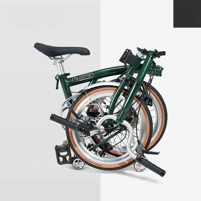 R9 tri-fold 16-inch 9-speed bicycle adult portable retro bicycle