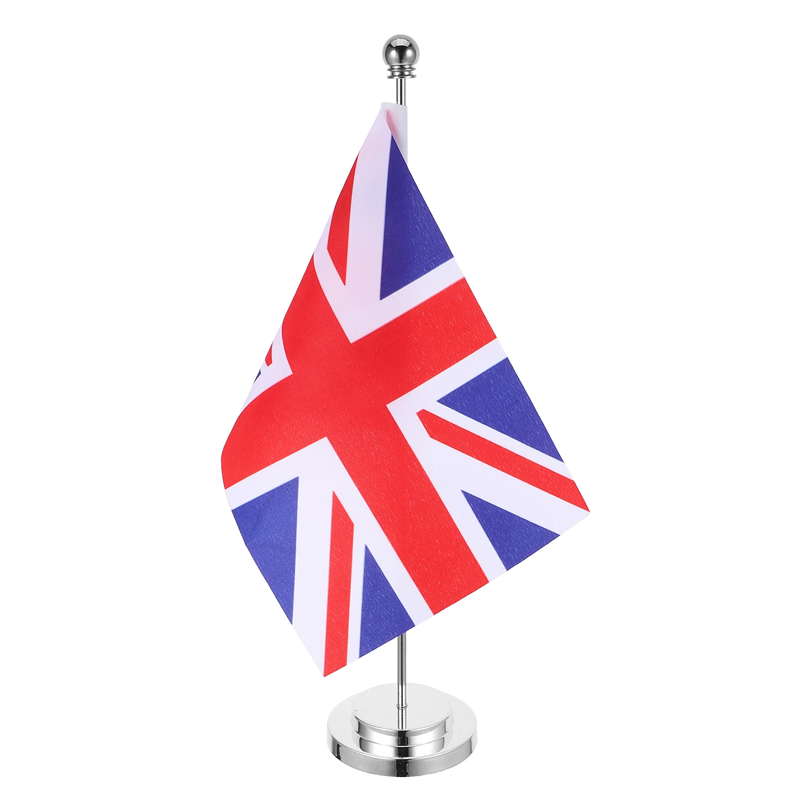 

Mini Uk Flag Desk Flag British Table Flag with Stand Base Small British Office Flag for Home Decor Office Decoration