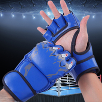 Boxing Training Half Finger Gloves Professional UFC MMA Leather Cushion for Adult Sanda Boxing Training Sandbag Knuckles