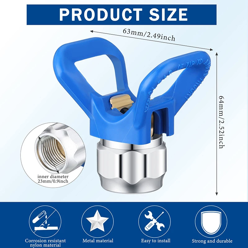 Форсунка для аппарата для безвоздушного распыления, насадка для аппарата для распыления латексной краски, аксессуары для аппарата для распыления под высоким давлением
