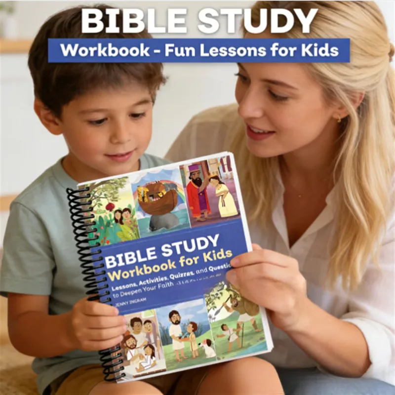 Study Workbook for Kids Spiral Binding Book Manual