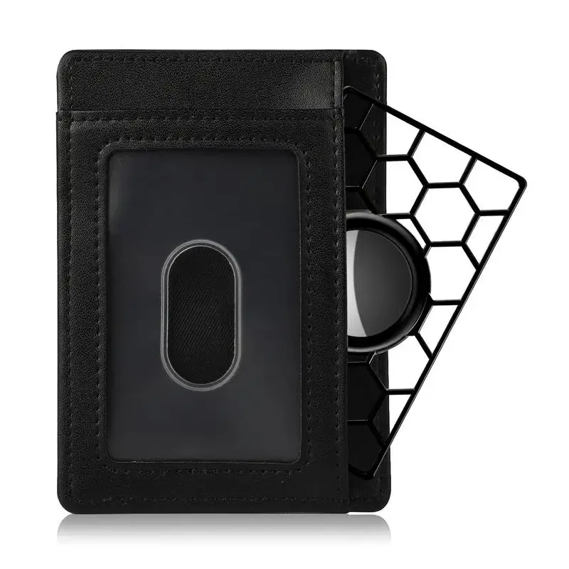 For Air Tags Portable Case Wallet Holder Card Protective Locator Tracking Location Honeycomb Cover Case Anti-lost Device