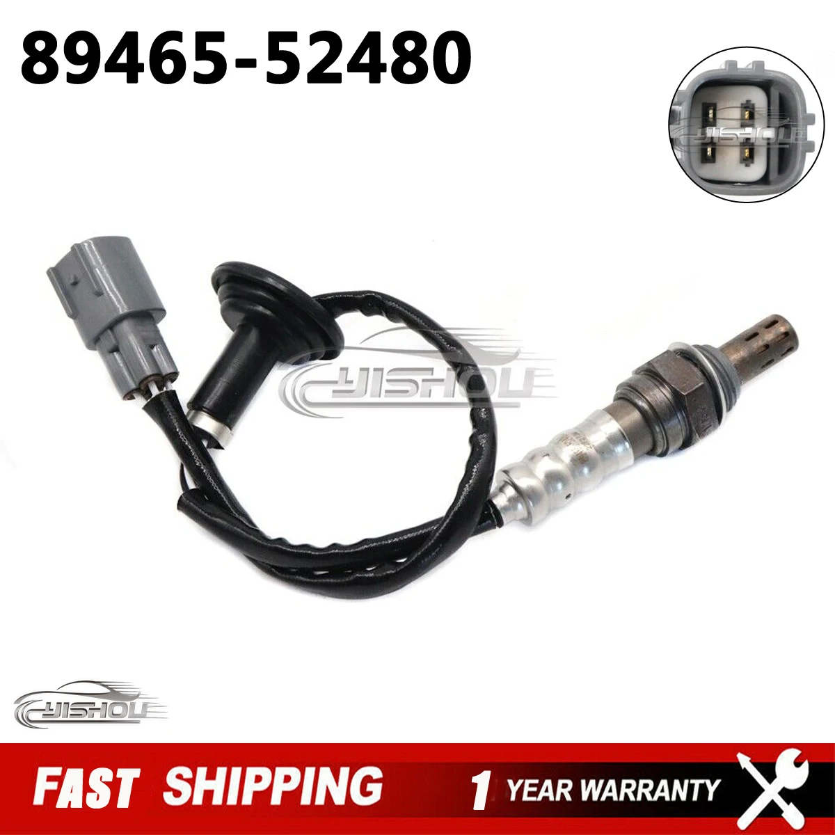 

89465-52480 Car Downstream Air Fuel Ratio Lambda O2 Oxygen Sensor 8946552480 for Toyota Yaris 2012-2014 8946547050 8946553040