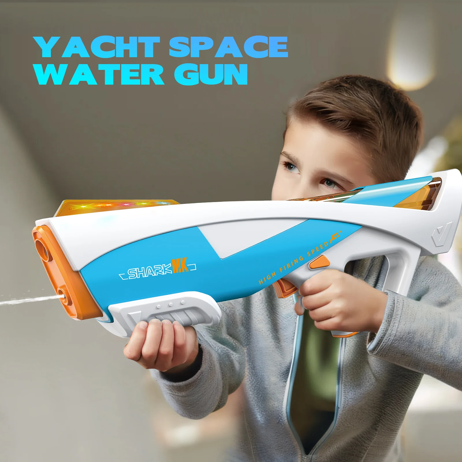 

Electric Water Gun for Adults Kids Battery-Powered Squirt Toy Automatic Water Gun with Waterproof Design Toy