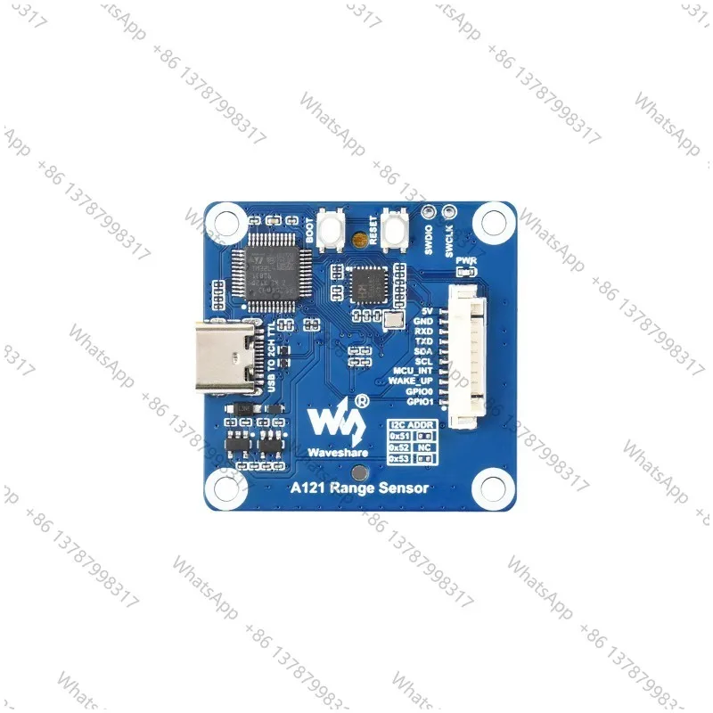 A121 Range Sensor,60GHz mmWave radar Micro-Motion Detection module, based On Acconeer A121 Pulsed Coherent Radar (PCR)