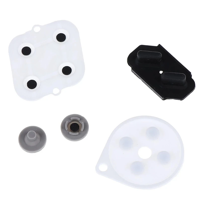 10Pcs/2 set Conductive Rubber Pads Kit Replacement Pad Button Contacts Suitable for SNES Controller Gamepad Repair