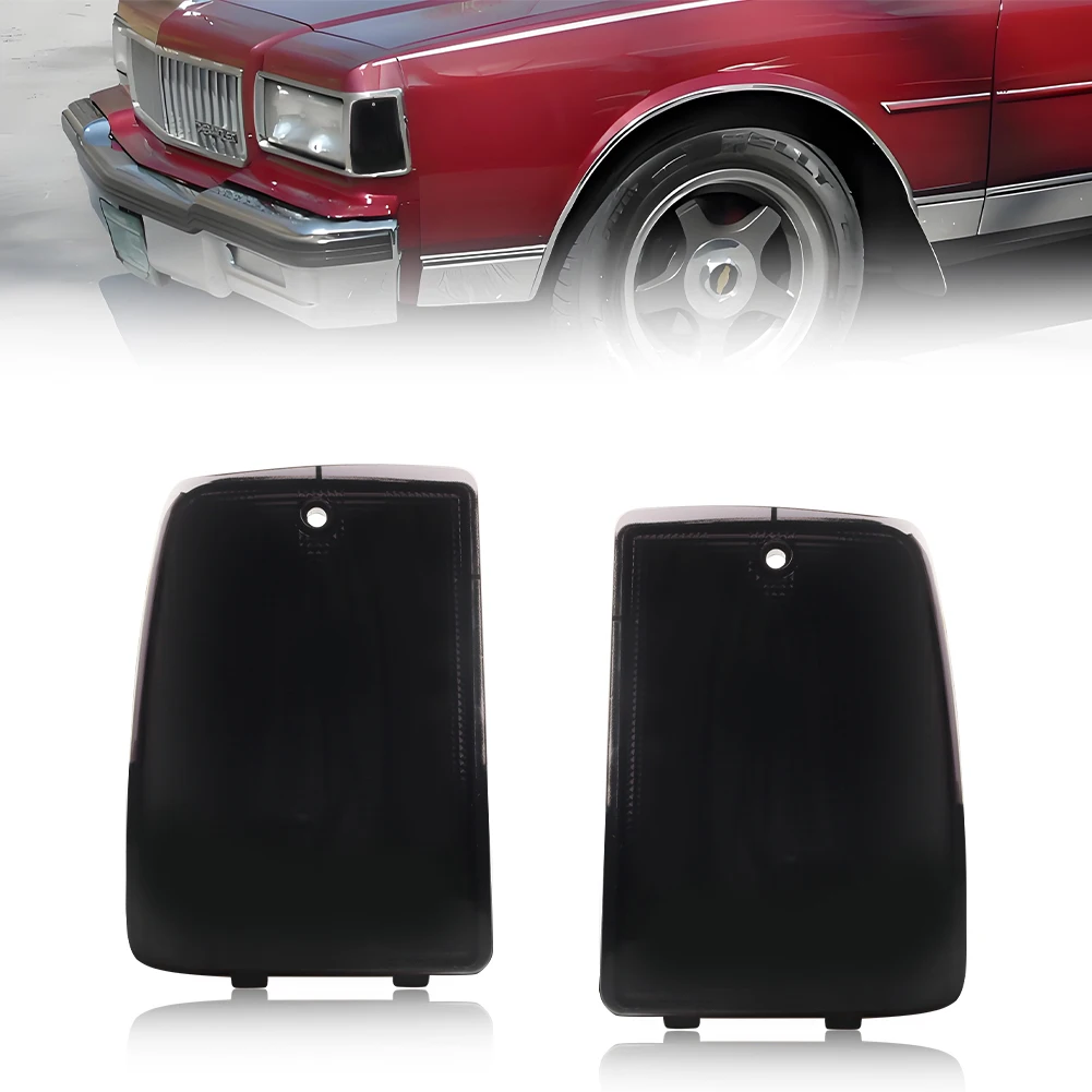 2PCS para Chevrolet Caprice 1987 1988 1989 1990, cubierta de luz de posición lateral delantera, luz direccional, luz de estacionamiento, sin bombilla