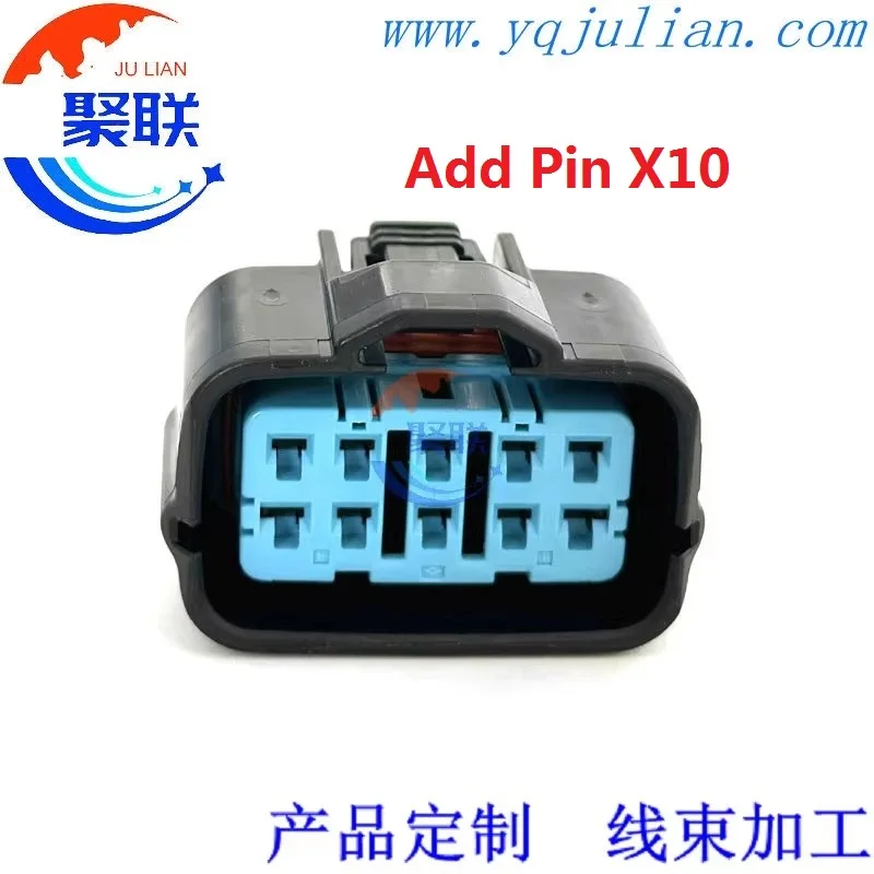 1Set 10Pin 6189-0616 6918-1468 Automobile Waterproof Connector AC Assembly Transmission Solenoid Valve Plug