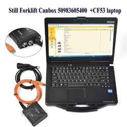 Per Still carrello elevatore CANBOX interfaccia USB con CF53 laptop Still carrello elevatore strumento diagnostico CANBOX