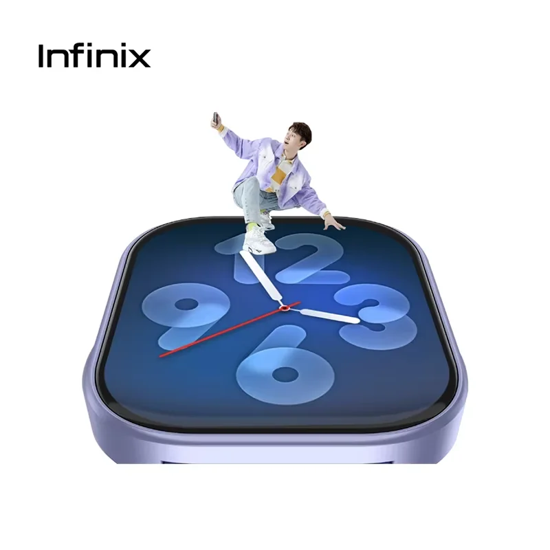 Infinix XWatch H5 Pro Smart Fitness Tracker Watch Heart Rate Monitor Sleep Tracker Waterproof Pedometer for Android iOS
