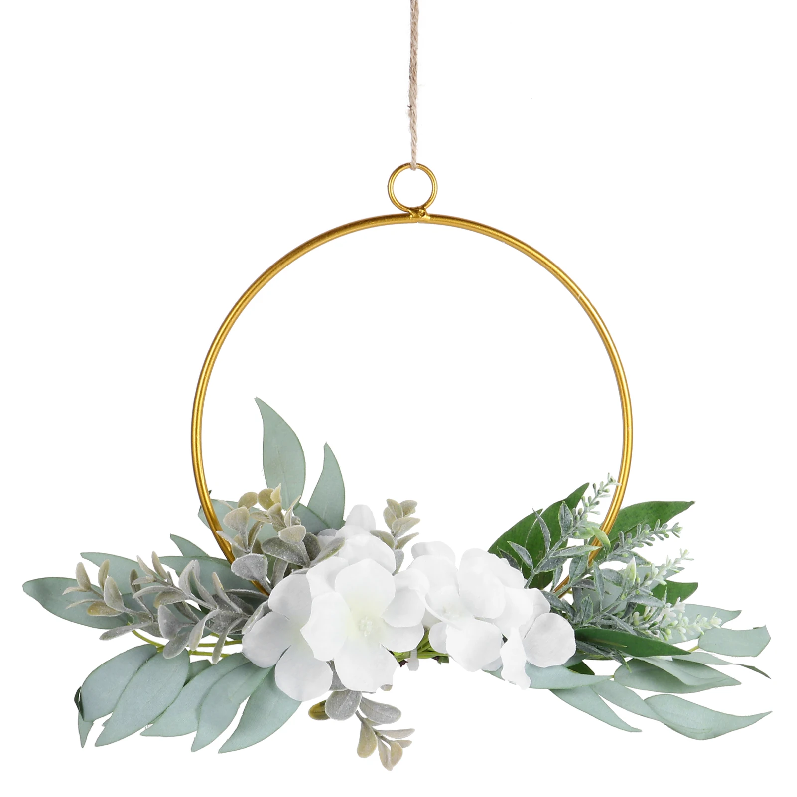 

Simulation Vintage Hanging Decor Iron Craft Door nament Simulation Decorative Flower Pendant