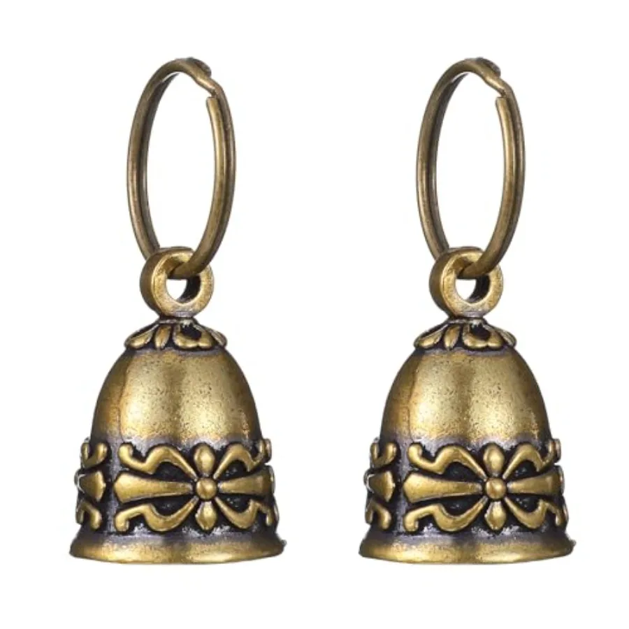 Collar de cobre para mascotas pequeñas, dijes de Collar de gato de latón de 0,7 pulgadas, artesanía Retro, etiquetas de identificación antipérdida para gatito y cachorro en el exterior, 2 uds.