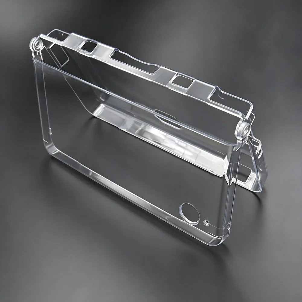 For NDSi XL LL Clear Crystal Hard Case Protective Shell + HD Screen Protector Film Full Set Accessories