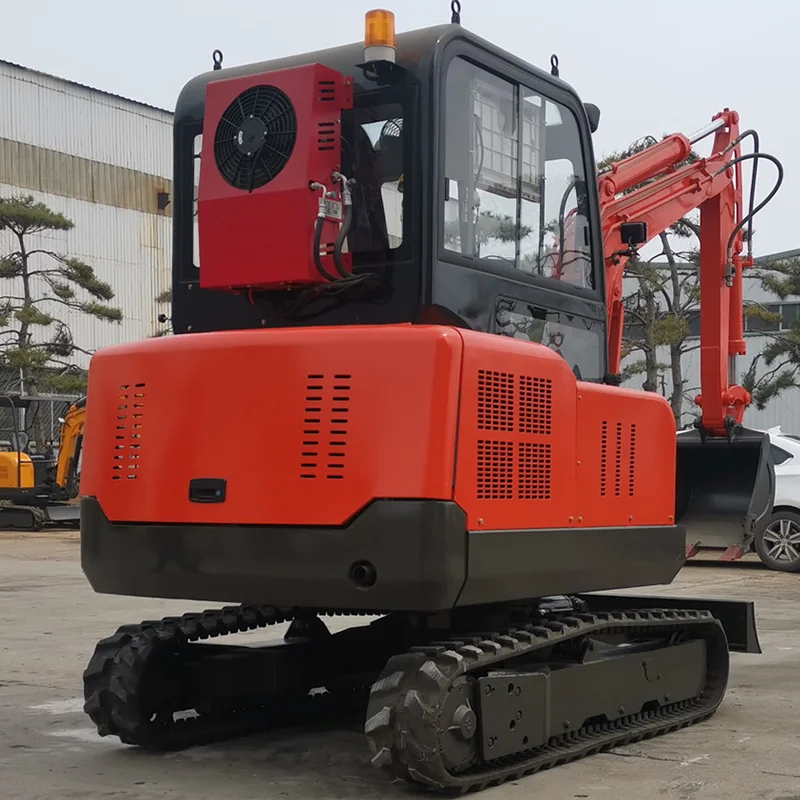 Venta al por mayor, excavadora pequeña hidráulica personalizada de 3 toneladas, miniexcavadora diésel de 2 toneladas para huerto agrícola de 1600kg,