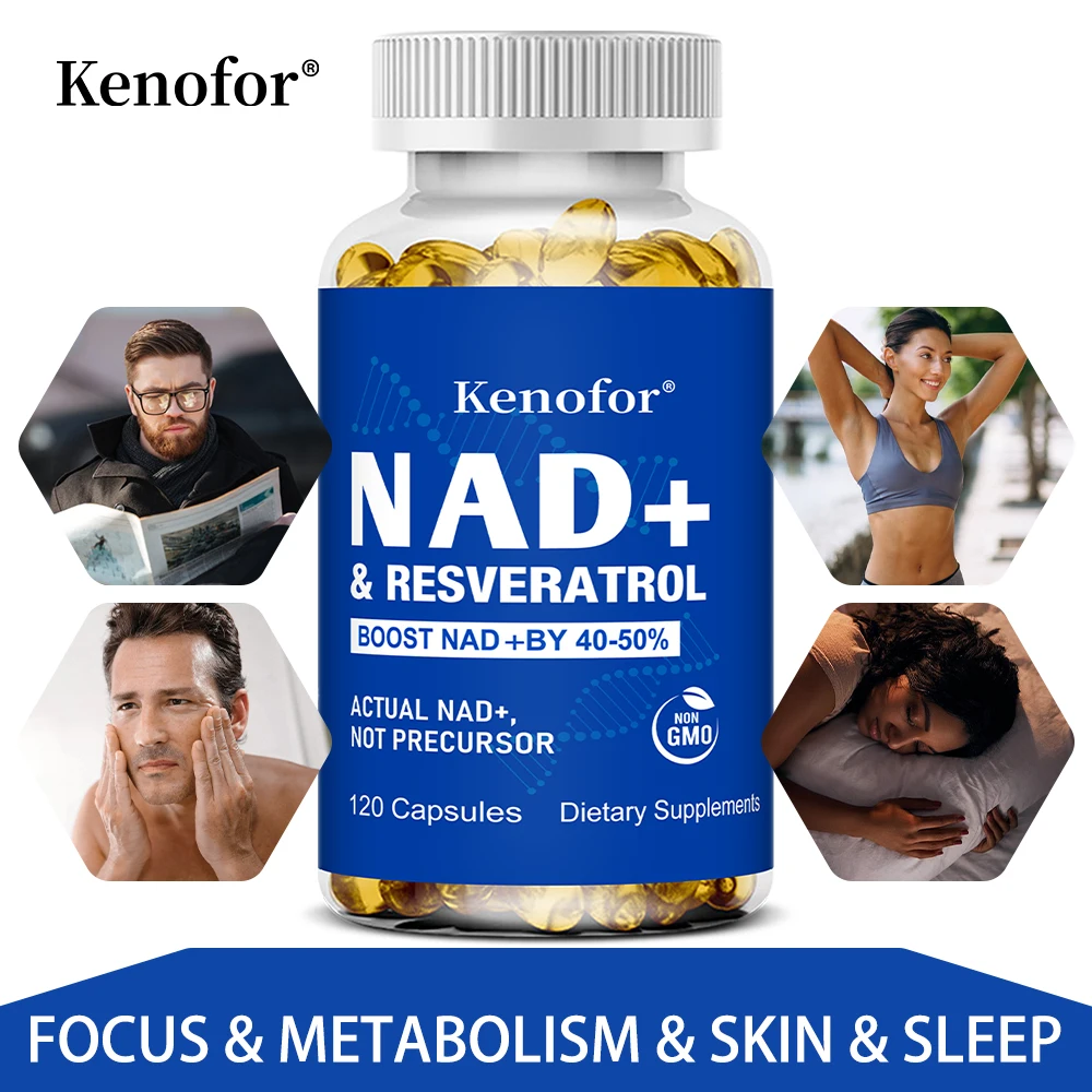 

NAD+ Supplements - Anti-Aging Cell Booster, Supports Natural Energy - NAD+ Booster,Immune System Health