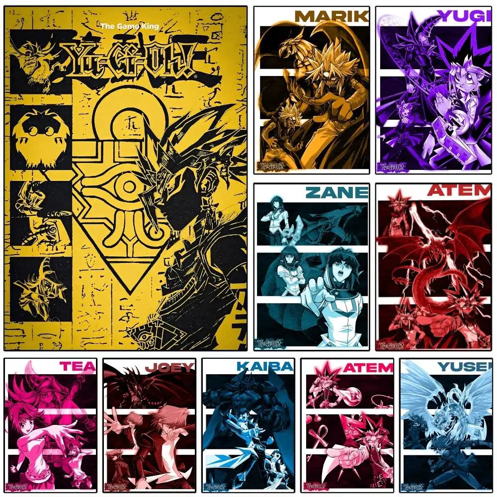 1PC Manga Yu Gi O-Oh Classic Anime Posters HD Print Vintage Wall Art Decor for Home Study Room