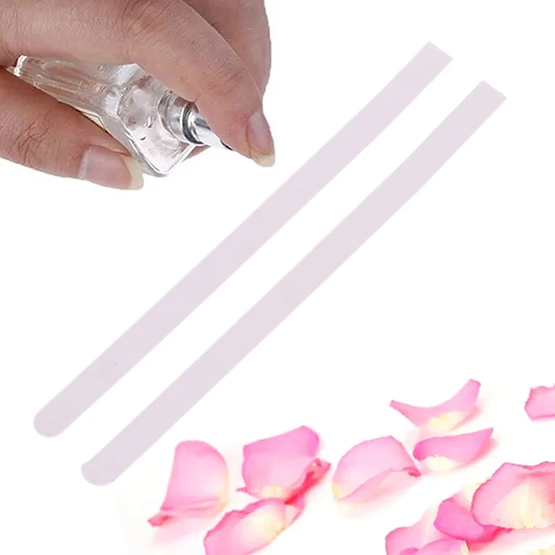 

100Pcs Aromatherapy Fragrance Perfume Test Paper Strips Essential Oils Test Tester Paper Strips Deodorization Expand Fragrance