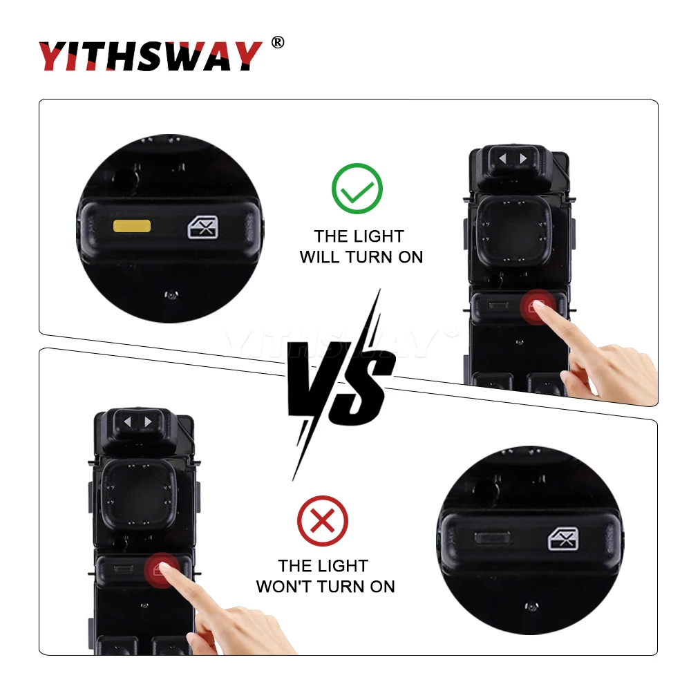 15883323 Master Power Electric Window Switch Button for Chevrolet Tahoe Silverado GMC Sierra Yukon Cadillac Escalade 2003-2007