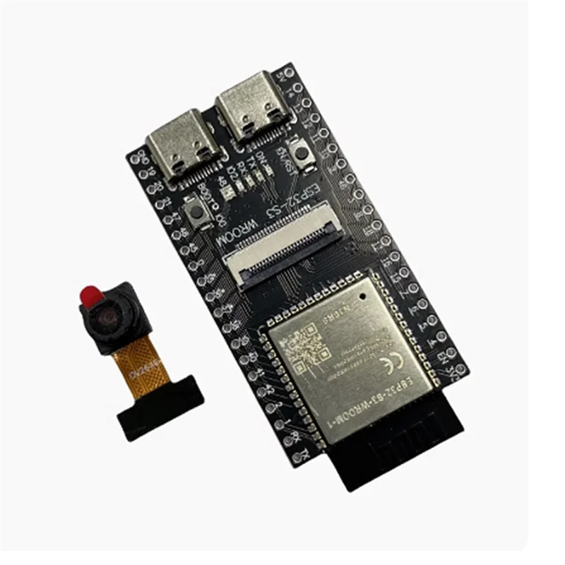 GROCE-ESP32-S3 WROOM N16R8 CAM Модуль макетной платы Wi-Fi Bluetooth Встроенный модуль камеры ESP32-S3-WROOM-1 N16R8 с
