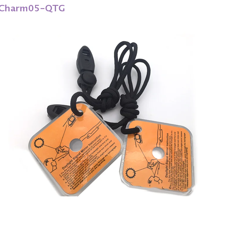 NEW Practical Outdoor Emergency Survival Reflective Signal Mirror Adventure Mirror