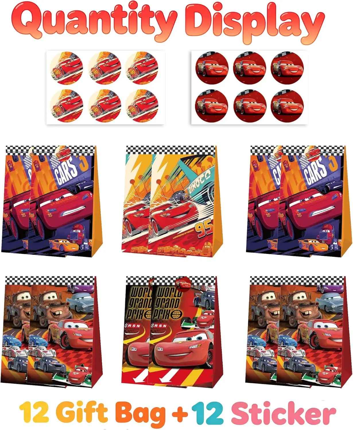 Urocze torebki na prezenty z m – Lighting Mcqueen Decor recenzja i cena