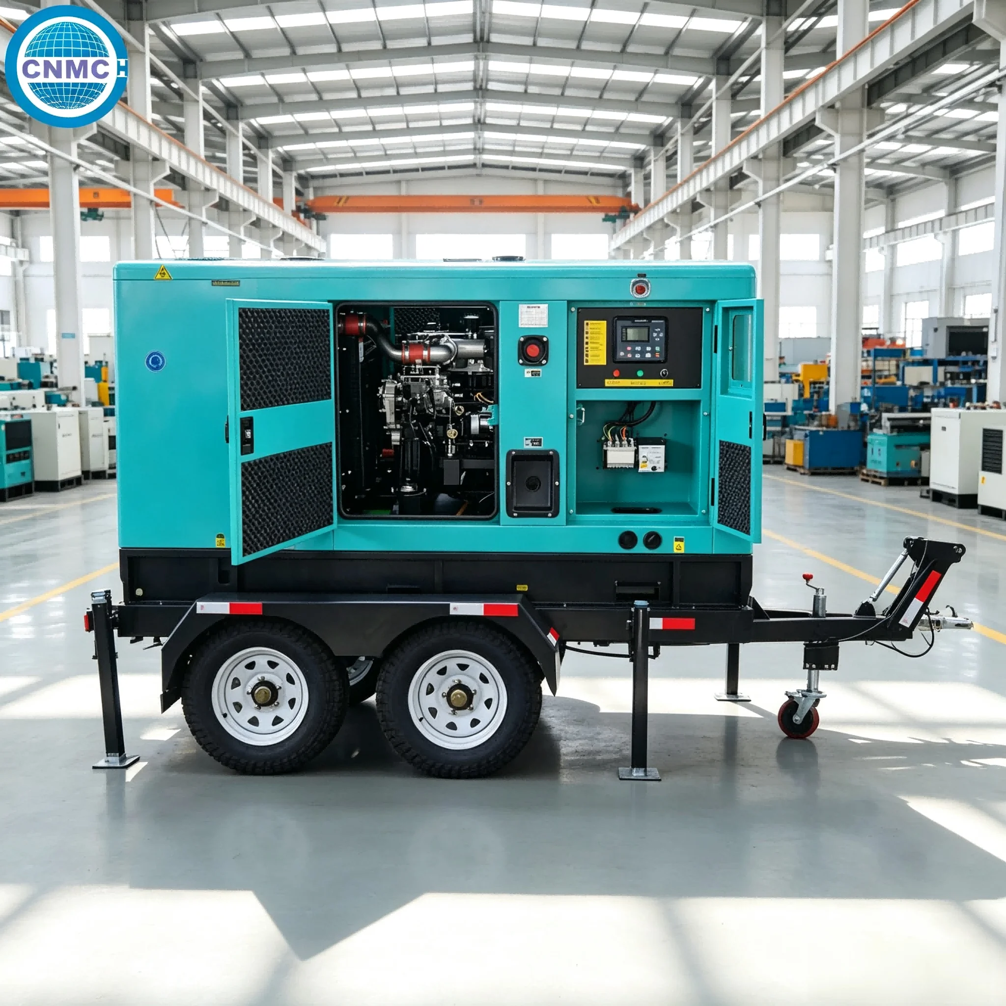 30kw 40kw 50kw 80kw 100kw 200kw Trailer Type Diesel Generator Three Phase Electricity Generator CE Certified Made In China