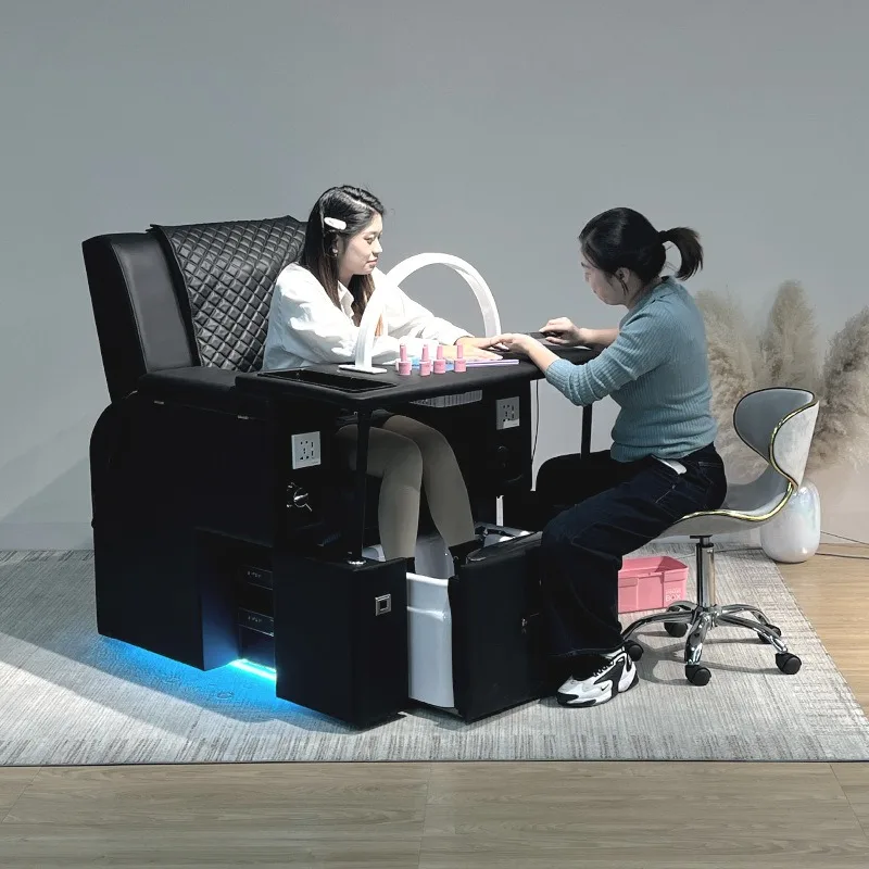 New Electric Massage Manicure Sofa Beauty Salon Nail Salon Eyelash Manicure Pedicure Integrated Sofa Foot Chair