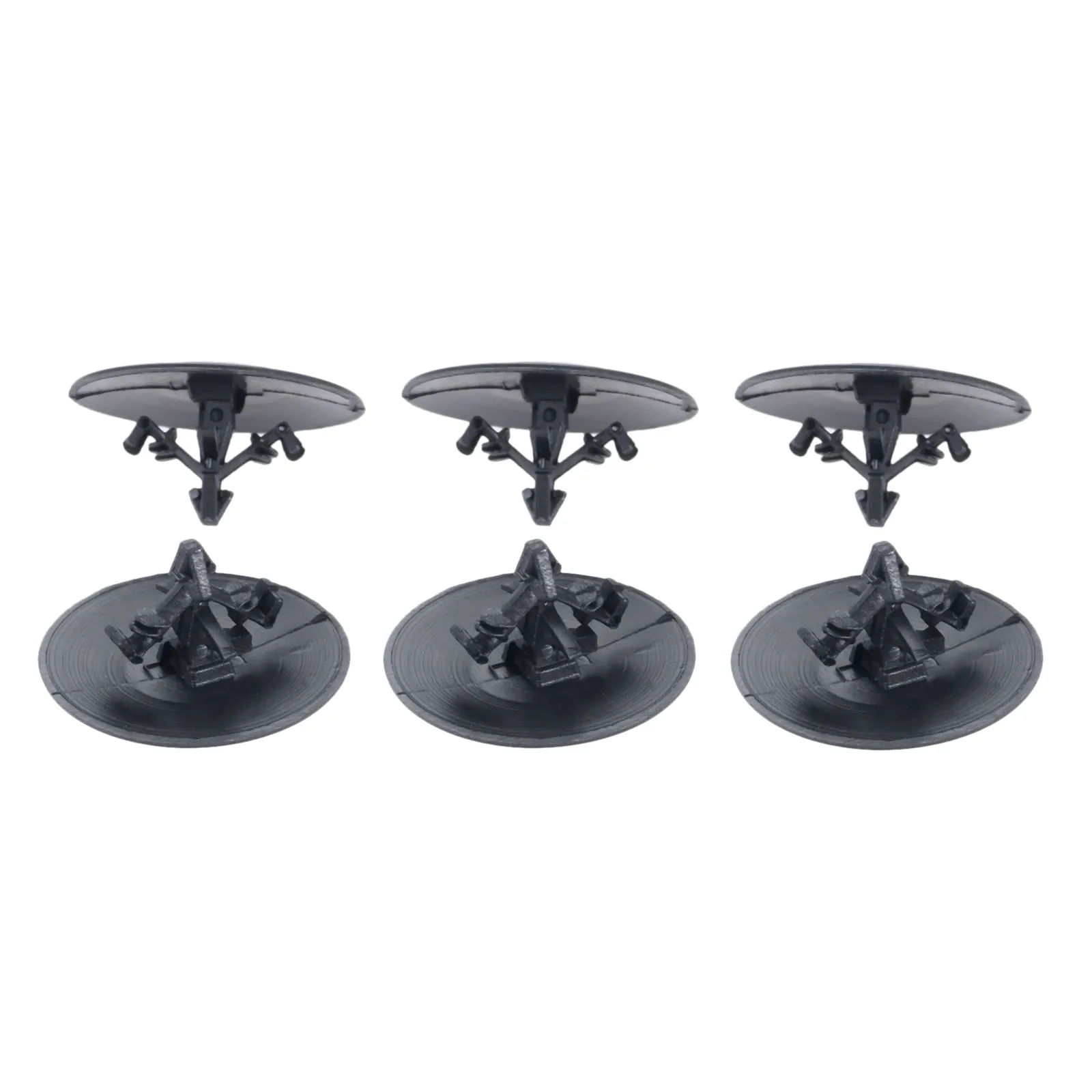 20pcs Black Plastics Clips Nylon Hood Insulation Retainer Automobile Accessories for Honda Civic CR-V FIT Accord Odyssey