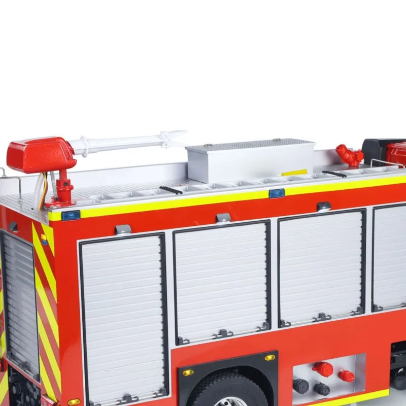 

RC Fire Fighting Truck RTR Radio Controlled Car Model 1/14 VO FMX AWD 2Speed Metal Gerabox Axles Water Spraying Electric Vehicle