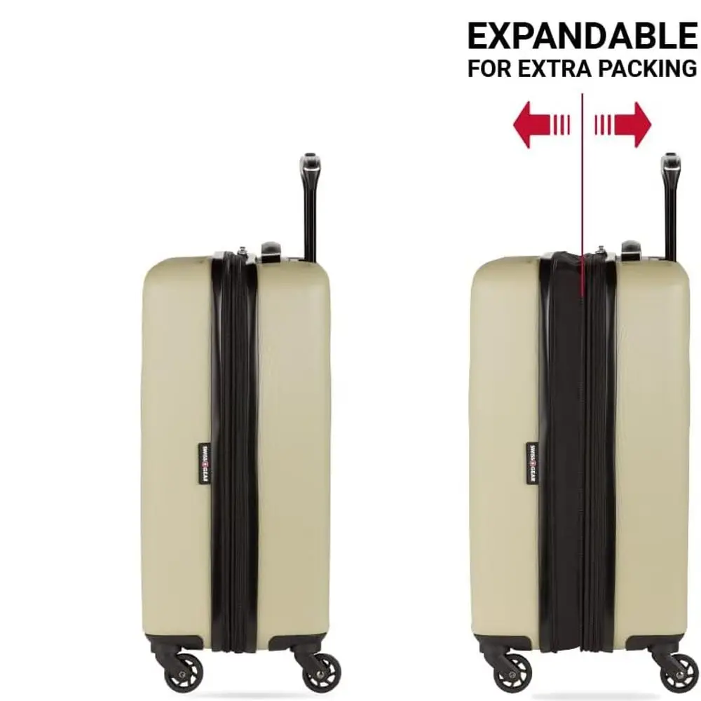 SwissGear 8018 Large Expandable Hardshell Spinner Carry-On Luggage