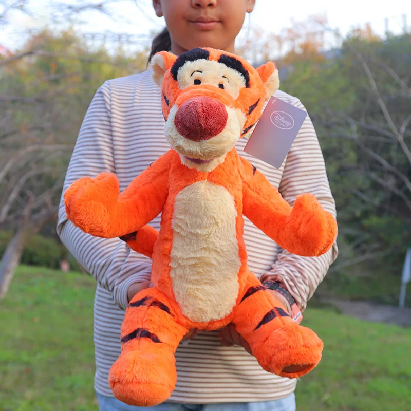 Big Tigger Stuffed Animal Fluffy Plush Toy For Kids My Friends Tigger & Pooh Winnie Doll Cute Stuff For Girls Christmas Gift New