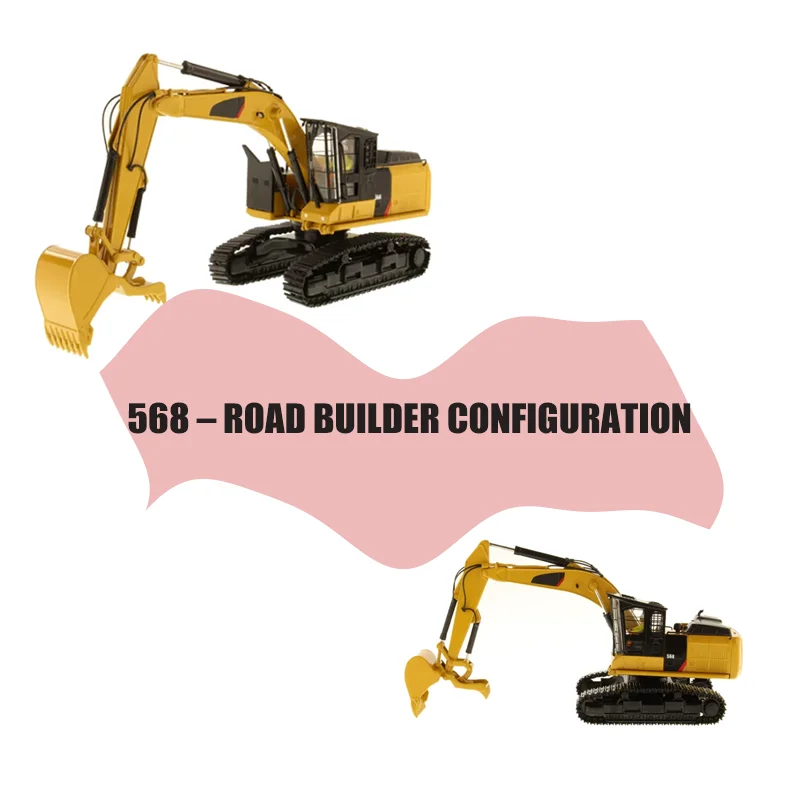 

DM 1:50 Scale 568 GF Excavator 85923 Alloy Engineering Vehicle Model Simulation Toy desktop Collection Gift Static Display