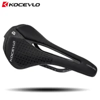 Sillín de bicicleta KOCEVLO M5, asientos de carreras ultraligeros de carbono, 125g, M5, asiento de bicicleta de montaña y carretera, cojín, sillín de carbono