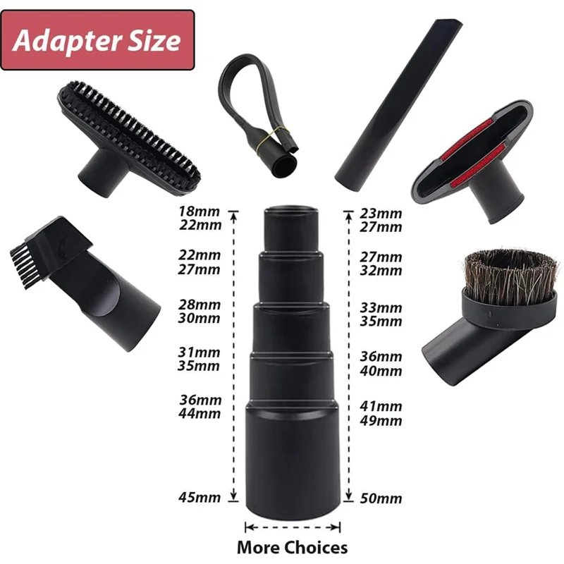 A66T 1, 1/4 дюйма, вакуумные аксессуары и насадки, насадка для бытовой щетки для чистки, гибкий щелевой инструмент