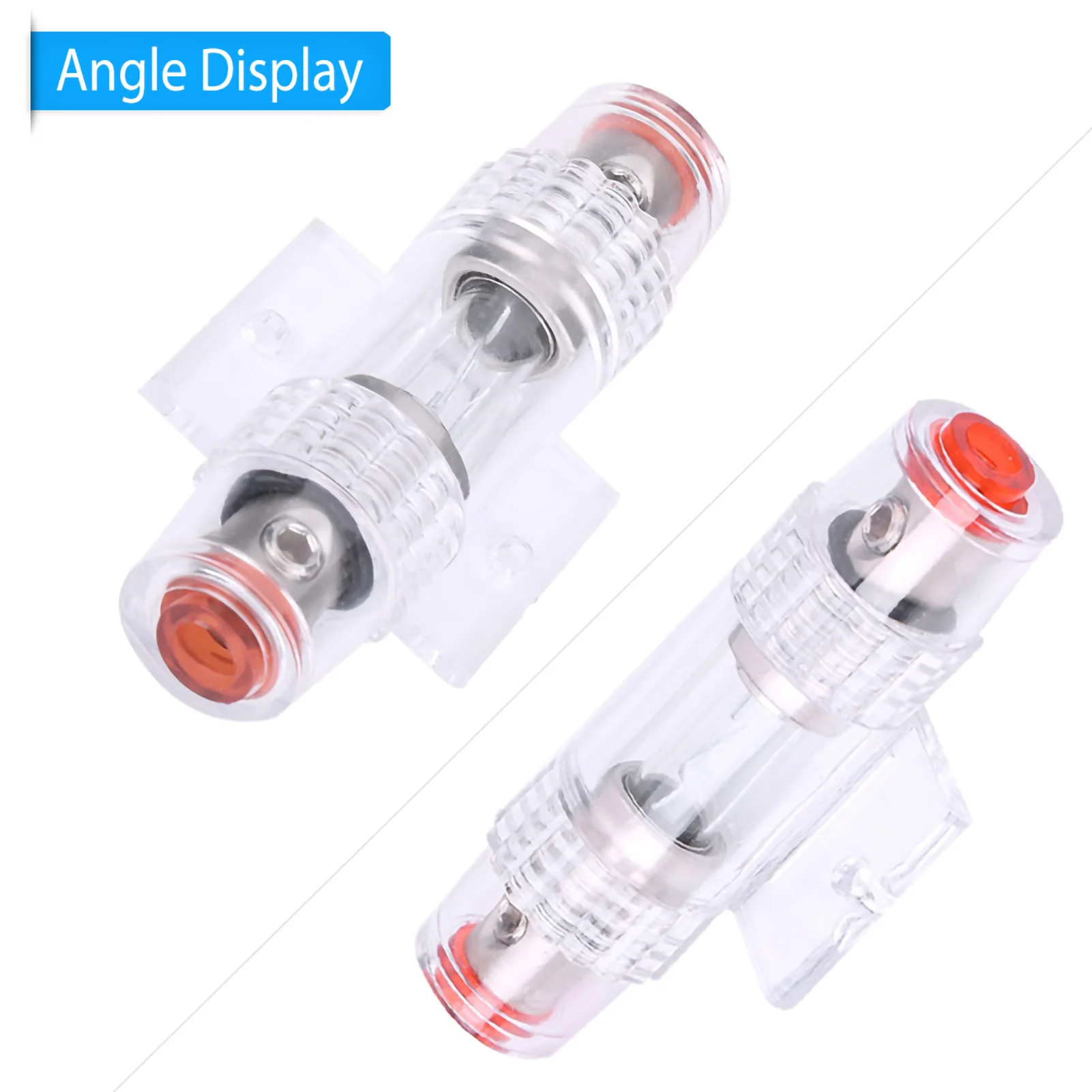 

Комплект из 4 держателей предохранителей AGU 8 AWG, 60 А, из сплава, для автомобильных аудиоусилителей, огнестойкая защита от перегрузки по току