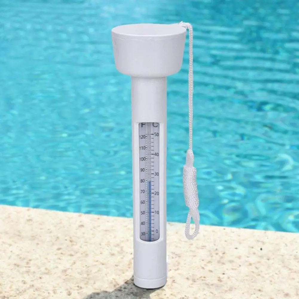 1/2 Stück Wasserdichter Schwimmender Pool-Thermometer, Temperaturmessgerät für Außen- und Innen-Schwimmbäder, Spas und Whirlpools – Detail 12