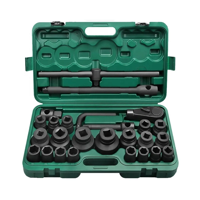 26 Piece 3/4 Inch Drive Heavy Impact Auto Car Repair Tools Wrench Socket Set