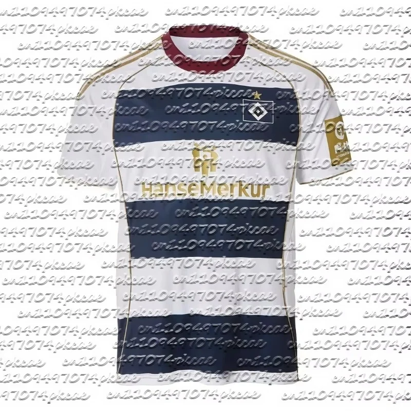 Nova Camisa de Futebol Hamburger SV HSV Verão 2026 para Casa, Camiseta Familiar Combinando, Ideal para Uso Diário e Treino
