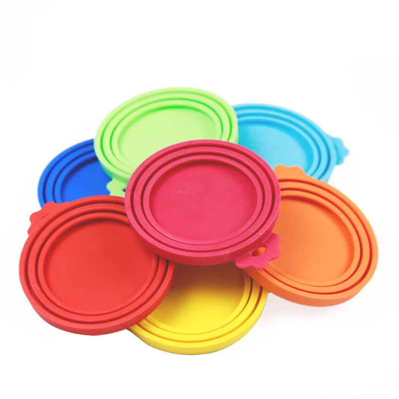 Silicone Stretch lids Canning lids Reusable Sealed Against moisture Pet Canning Fresh-keeping lid Kitchen tools accessories T021