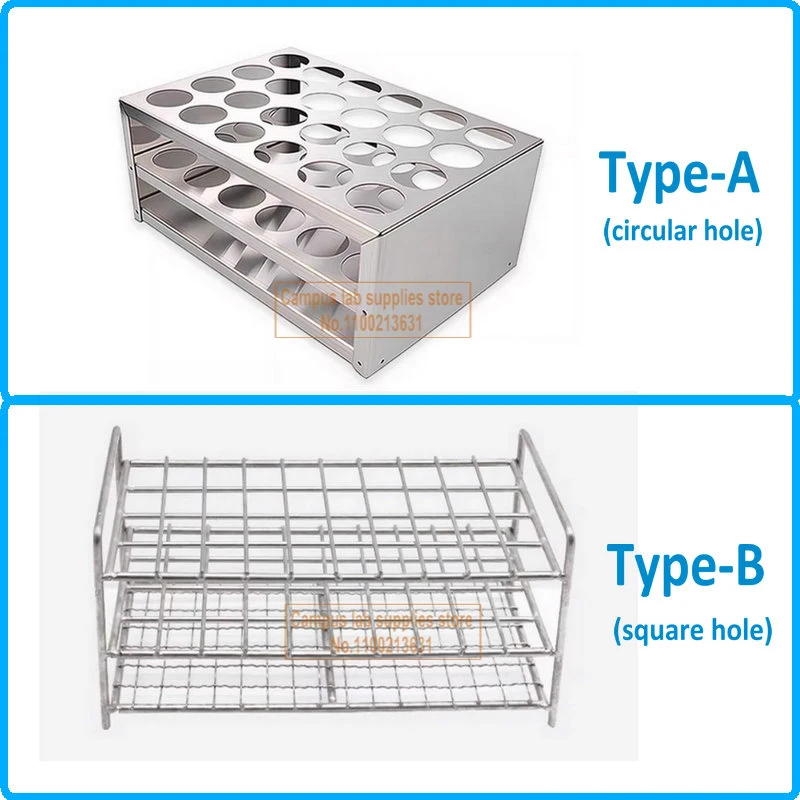 1pcs 304 Stainless Steel WireTest Tube Rack & Centrifugetube Rack Lab 40hole Holder Stand for 2ml 10ml Blood Cellection Tubes