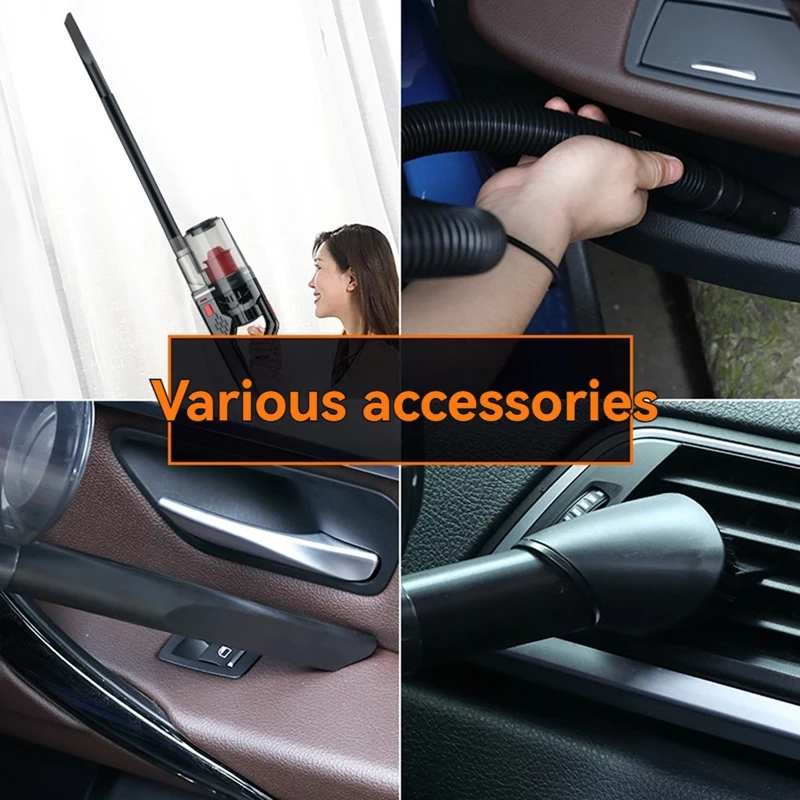 150W 7000PA Car Vacuum Cleaner Wet/Dry Portable Handheld Vacuum Cleaner W/4.5M Power Cord For Car Strong Power Suction