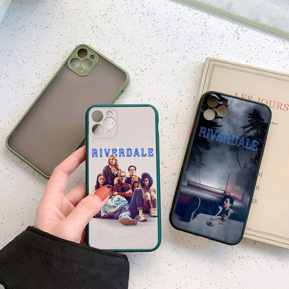 Phone Case For iPhone 14 13 12 Mini 11 15 Pro XS Max X XR SE 7 8 6S 6 Plus Riverdale Serpents Translucent Matte Soft Back Cover