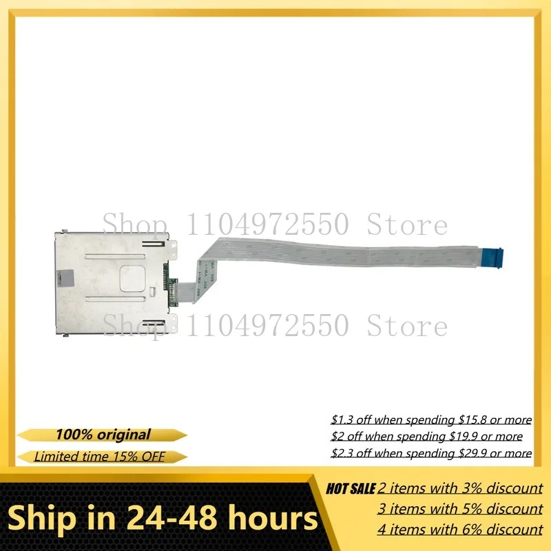 Leitor de Cartão Inteligente (Smart Card Reader) para DELL Latitude 5480 5490 E5480, Placa de Slot 017N6J, Acessório Genuíno OEM para Laptop, Peça de Computador Compatível