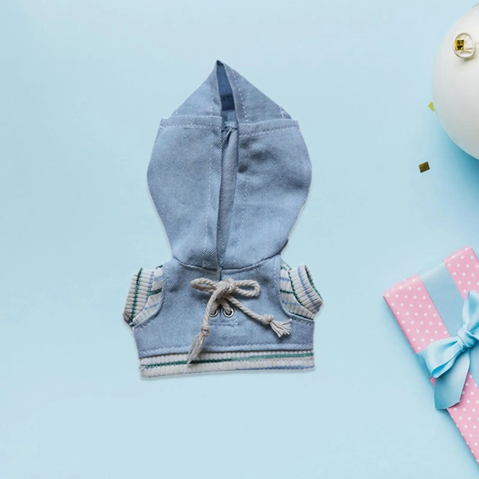 เสื้อผ้าตุ๊กตามินิ,เสื้อผ้าเครื่องแต่งกายมีฮู้ดและของขวัญอุปกรณ์เสริม,แต่งตัวของขวัญที่สะดวกสบายสําหรับเด็กผู้หญิง,เสื้อผ้าตุ๊กตาน่ารัก