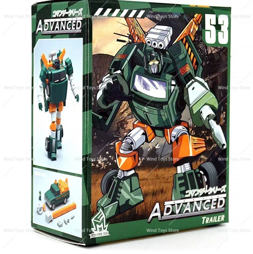 متوفر في المخزون ألعاب المشجعين الميكانيكية MFT التحول MF بايونير سلسلة مقطورة MF-52 Trailbreaker MF53 MF-53 رافعة الهادم عمل الشكل