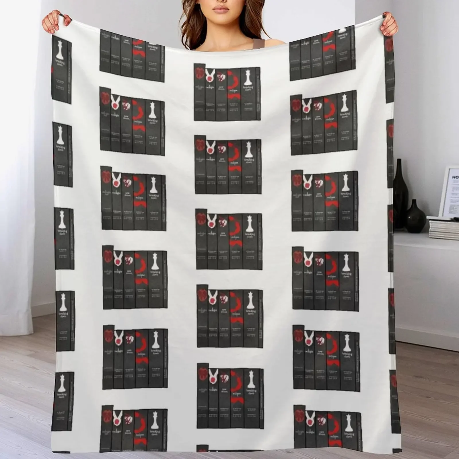 

Twilight Book Stack Throw Blanket Plaid Cute sofa bed For Decorative Sofa Blankets