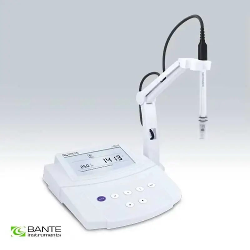 Table top Conductivity Meter Brand BANTE Econimical basic classic EC analyzer 1 to 3 points calibration high quality