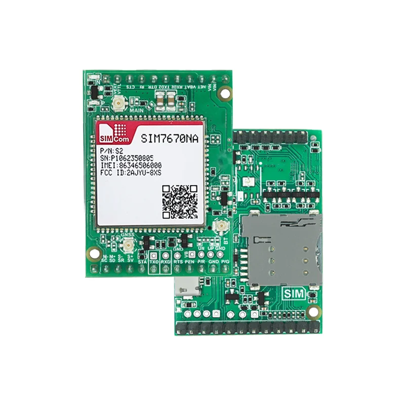 SIM7670NA SIM7670NA-LNGV SIM7670NA-MNGV CAT1 CoreBoard, chip Qualcomm, suporte para dados + GNSS (opcional) sem voz