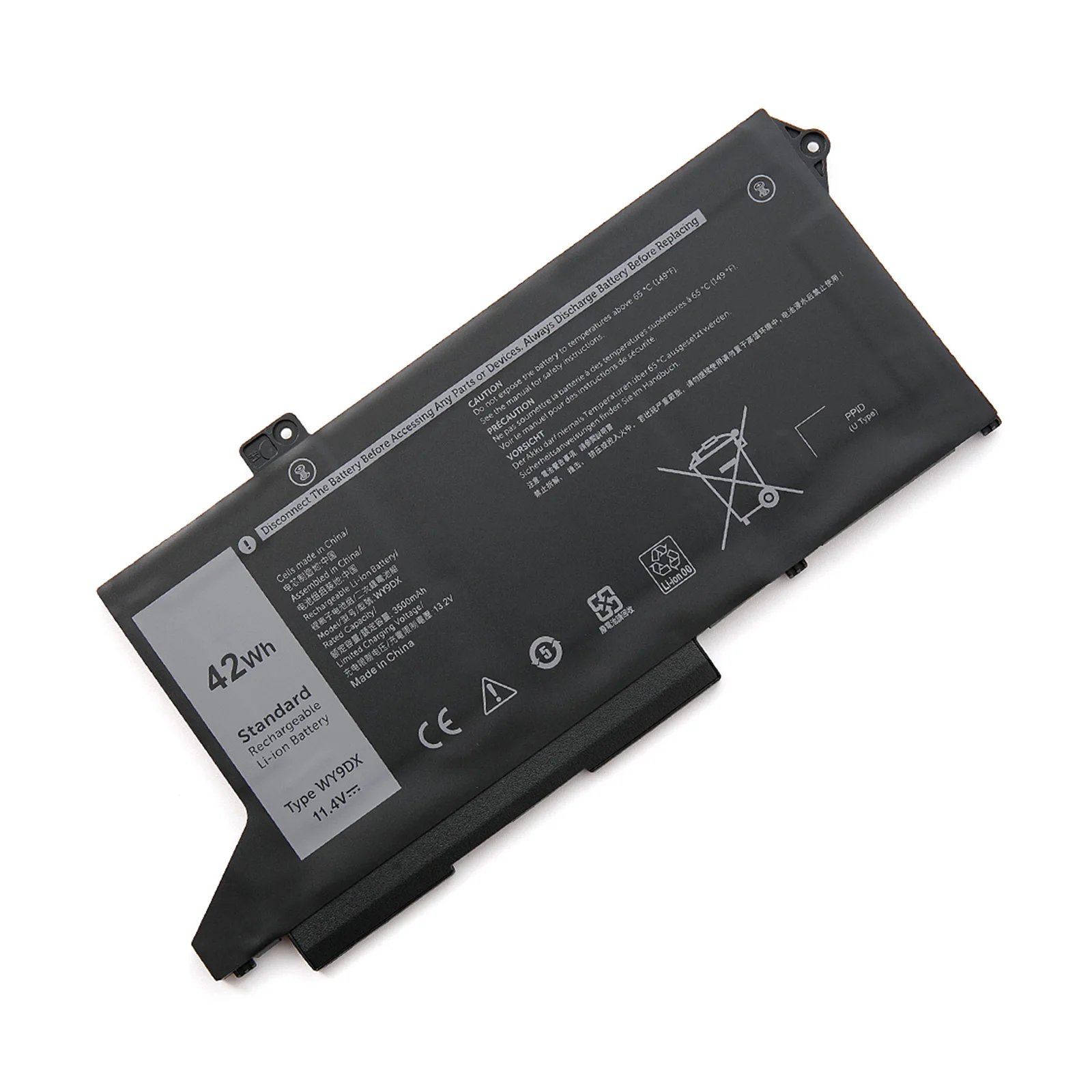 BVBH-batería WY9DX para portátil Dell Latitude 5520, 5420,Precision 3560,P104F, P137G,01K2CF,075X16,0WK3F1,005R42