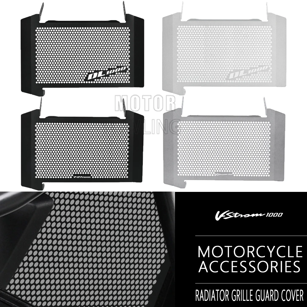 

Motorcycle Radiator Grille Guard Protector Protection Cover For SUZUKI V-STROM 1000 DL1000 2014-2019 VSTROM1000 DL 1000 V-Strom